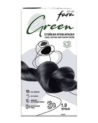 FARA Стойкая крем-краска без аммиака Eco Line Green