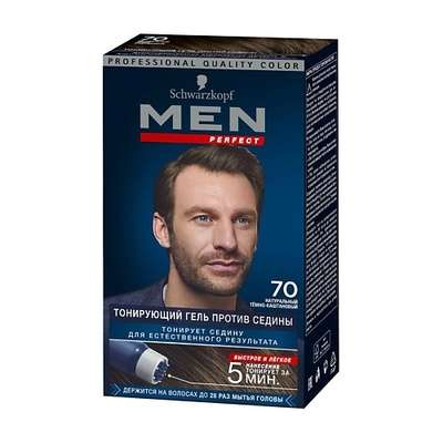 MEN PERFECT Тонирующий гель против седины