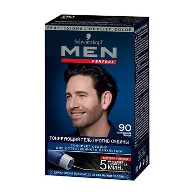 MEN PERFECT Тонирующий гель против седины