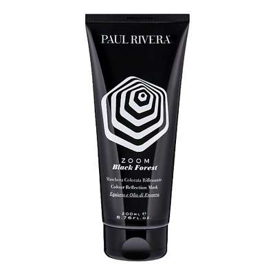 PAUL RIVERA Тонирующая маска для окрашенных и натуральных волос черная Black Forest