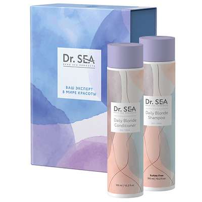 DR. SEA Подарочный набор средств для мытья волос "Холодный блонд"