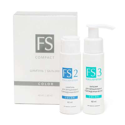FOLLISYSTEM Набор для восстановления волос - FS Compact COLOR