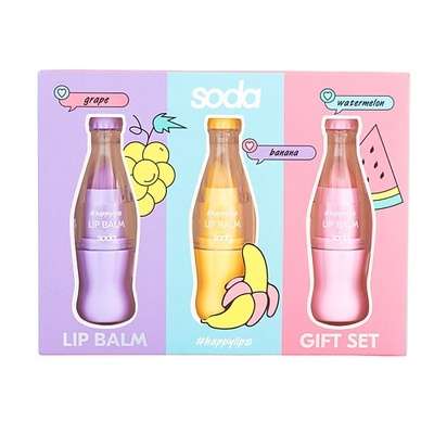 SODA Подарочный набор LIP BALM GIFT SET #happylips