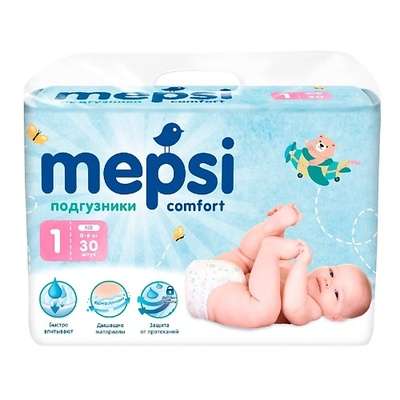 MEPSI Детские подгузники, NB (до 6 кг) 30