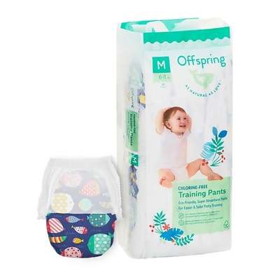 OFFSPRING Трусики-подгузники, M 6-11 кг Рыбки 42