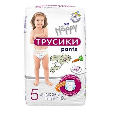 BELLA BABY HAPPY Подгузники - трусики для детей Junior 10