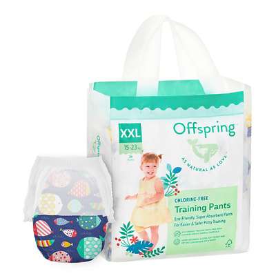 OFFSPRING Трусики-подгузники, XXL 15-23 кг Рыбки 24