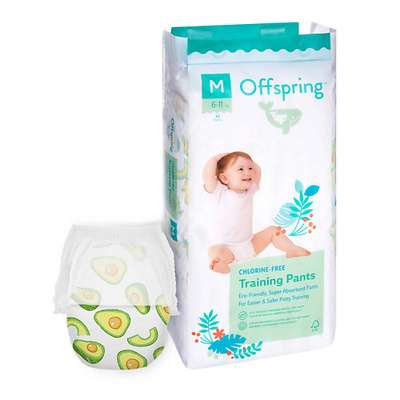 OFFSPRING Трусики-подгузники, M 6-11 кг Авокадо 42