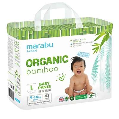MARABU Подгузники-трусики, Organic Bamboo, размер L 0.76