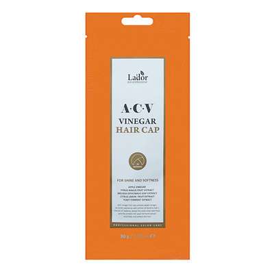 LADOR Маска-шапочка для волос с яблочным уксусом Acv Vinegar Hair Cap