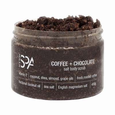 M'S'SON SPA Антицеллюлитный скраб для тела c Английской солью COFFEE + CHOCOLATE 400