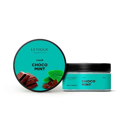 LETIQUE COSMETICS Скраб для тела Choco Mint 250