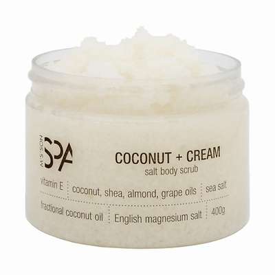 M'S'SON SPA Антицеллюлитный скраб для тела с Английской солью COCONUT+CREAM 400