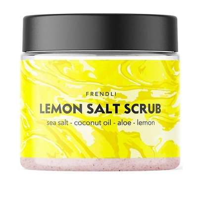 Frendli Соляной скраб для тела с лимоном и эвкалиптом Lemon Salt Scrub 300