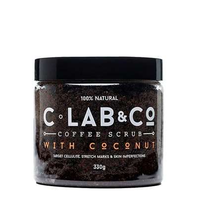 C LAB&CO Кофейный скраб с кокосом в банке