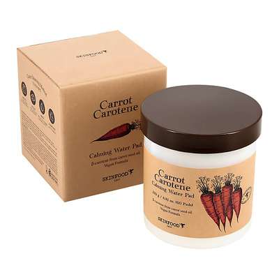 Skinfood Диски для лица CARROT CAROTENE с экстрактом и маслом моркови (успокаивающие) 60