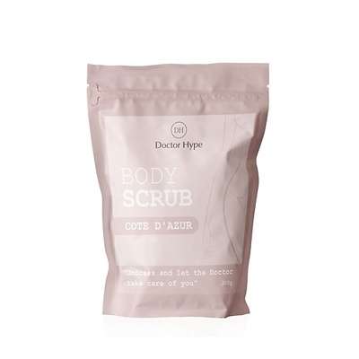 DOCTOR HYPE Cкраб с гималайской розовой солью Body Scrub Cote D' Azur 300