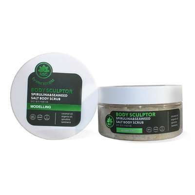 NAME SKIN CARE BODY SCULPTOR Скраб для тела водорослево-солевой SPIRULINA&SEAWEED 260