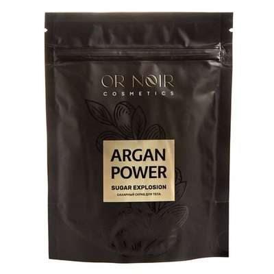 OR NOIR Скраб для тела сахарный ARGAN POWER серии Бабл Гам 200