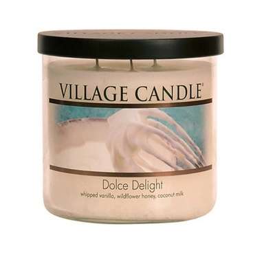 VILLAGE CANDLE Ароматическая свеча "Dolce Delight", стакан, маленькая