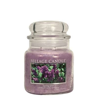 VILLAGE CANDLE Ароматическая свеча "Spring Lilac", средняя