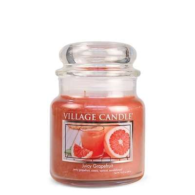 VILLAGE CANDLE Ароматическая свеча "Juicy Grapefruit", средняя