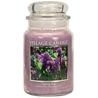 VILLAGE CANDLE Ароматическая свеча "Spring Lilac", большая