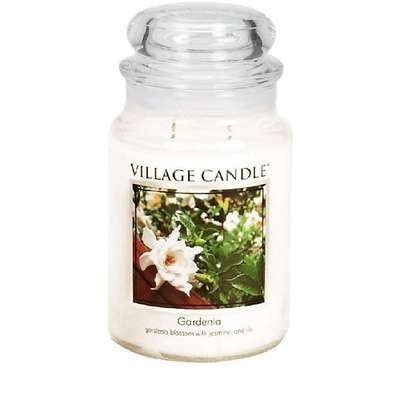 VILLAGE CANDLE Ароматическая свеча "Gardenia", большая