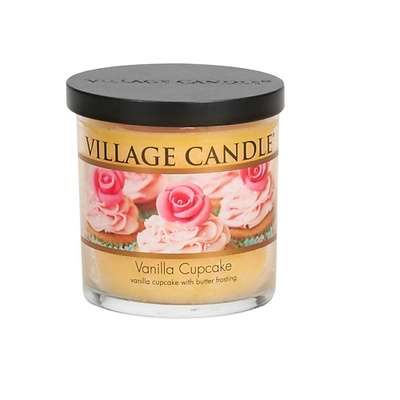 VILLAGE CANDLE Ароматическая свеча "Vanilla Cupcake", стакан, маленькая