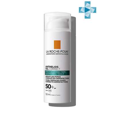 LA ROCHE-POSAY ANTHELIOS Солнцезащитный крем для жирной, проблемной, склонной к акне кожи лица SPF 50+/ PPD 27