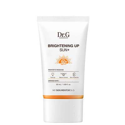 Dr.G Солнцезащитная эссенция с эффектом выравнивания тона для лица BRIGHTENING UP SUN+ SPF50+ PA+++ 50