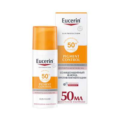 EUCERIN Солнцезащитный флюид против пигментации SPF 50+