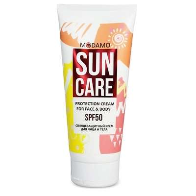 MODAMO Солнцезащитный крем для лица и тела SPF50 200