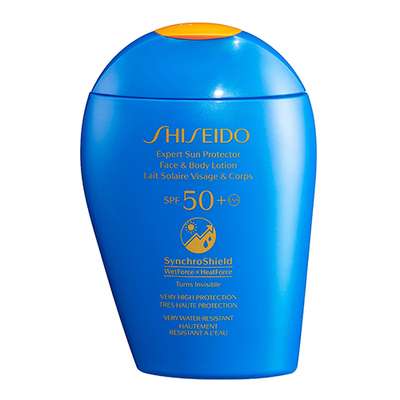 SHISEIDO Солнцезащитный лосьон для лица и тела EXPERT SUN SPF50+