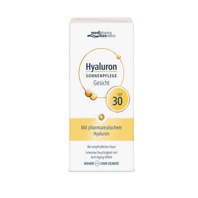 MEDIPHARMA COSMETICS Солнцезащитный крем для лица SPF 30 Hyaluron 50