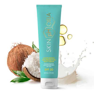 SKINPHORIA Солнцезащитный увлажняющий крем для тела SPF 30 Moisturizing Sun Protection Body Cream 150