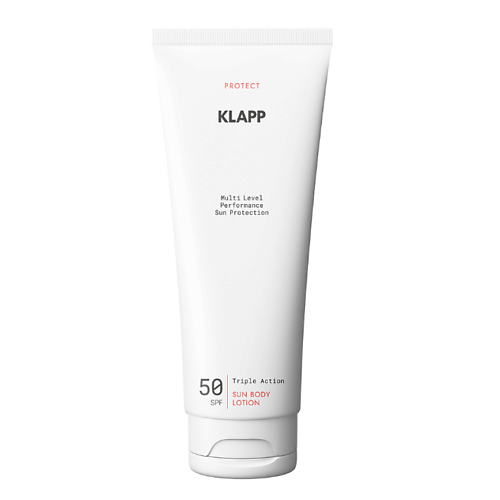 KLAPP Cosmetics Солнцезащитный лосьон для тела SPF50/Level Performance Sun Protection 200