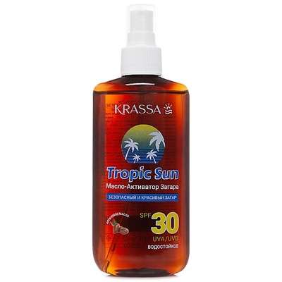 KRASSA Tropic San Масло для загара SPF 30 150