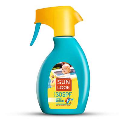 SUN LOOK Спрей детский солнцезащитный spf-30 200