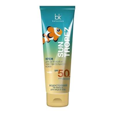 BELKOSMEX Sun Tropez Крем для детской и чувствительной кожи SPF 50 высокая степень защиты 100