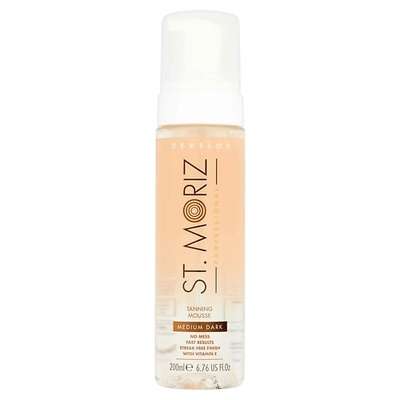 ST. MORIZ Автобронзант – мусс с бесцветной текстурой (светлo-темный оттенок)