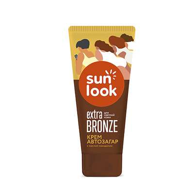 SUN LOOK Автозагар для лица и тела extra bronze для светлой кожи 75