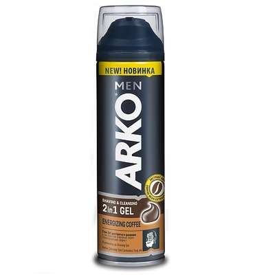 ARKO Гель 2в1 для бритья и умывания Energizing Coffee 200