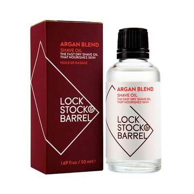 LOCK STOCK & BARREL Аргановое масло для бритья ARGAN BLEND SHAVE OIL 50