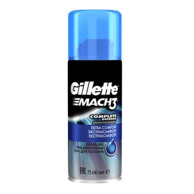 GILLETTE Успокаивающий гель для бритья Gillette Mach3