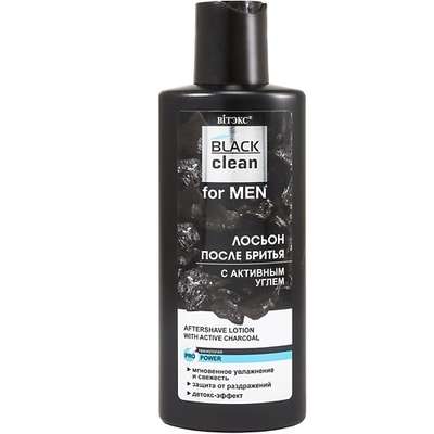 ВИТЭКС Лосьон после бритья с активным углем BLACK CLEAN FOR MEN 150