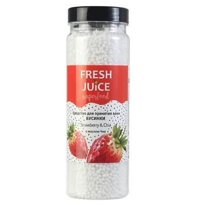 FRESH JUICE Средство для ванн Superfood Strawberry & Chia 450