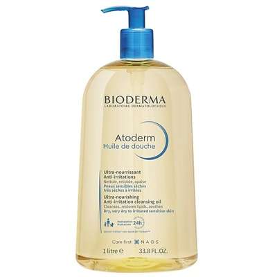 BIODERMA Ультрапитательное, восстанавливающее масло для душа для сухой и чувствительной кожи Atoderm 1000