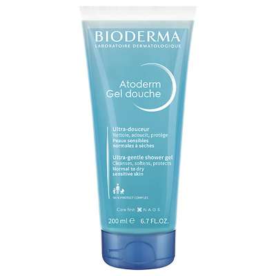 BIODERMA Мягкий очищающий гель для душа для нормальной, сухой и атопичной кожи Atoderm 200