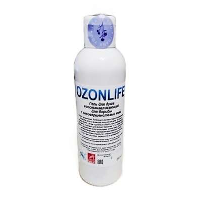 OZONLIFE Гель для душа восстанавливающий для борьбы с несовершенствами 200